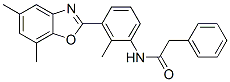 Benzeneacetamide,n-[3-(5,7-dimethyl-2-benzoxazolyl)-2-methylphenyl ]-(9ci) Structure,590395-89-4Structure