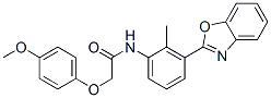 Acetamide,n-[3-(2-benzoxazolyl)-2-methylphenyl ]-2-(4-methoxyphenoxy)-(9ci) Structure,590396-01-3Structure