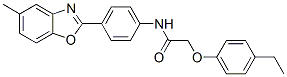 Acetamide,2-(4-ethylphenoxy)-n-[4-(5-methyl-2-benzoxazolyl)phenyl ]-(9ci) Structure,590396-09-1Structure