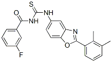 Benzamide,n-[[[2-(2,3-dimethylphenyl)-5-benzoxazolyl ]amino]thioxomethyl ]-3-fluoro-(9ci) Structure,590396-63-7Structure