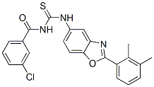 Benzamide,3-chloro-n-[[[2-(2,3-dimethylphenyl)-5-benzoxazolyl ]amino]thioxomethyl ]-(9ci) Structure,590396-64-8Structure