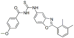 Benzamide,n-[[[2-(2,3-dimethylphenyl)-5-benzoxazolyl ]amino]thioxomethyl ]-4-methoxy-(9ci) Structure,590396-76-2Structure