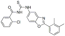 Benzamide,2-chloro-n-[[[2-(2,3-dimethylphenyl)-5-benzoxazolyl ]amino]thioxomethyl ]-(9ci) Structure,590396-77-3Structure