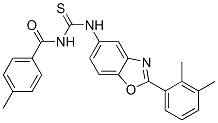 Benzamide,n-[[[2-(2,3-dimethylphenyl)-5-benzoxazolyl ]amino]thioxomethyl ]-4-methyl-(9ci) Structure,590396-78-4Structure