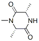 (3S,6s)-1,3,6-trimethyl-2,5-piperazinedione Structure,59042-86-3Structure