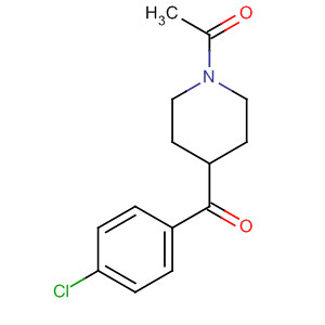 N-acetyl-4-(4-chlorobenzoyl)-piperidine Structure,59084-15-0Structure