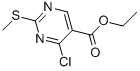 Ethyl 4-chloro-2-methylthio-5-pyrimidinecarboxylate Structure,5909-24-0Structure