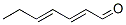 2,4-Heptadienal Structure,5910-85-0Structure