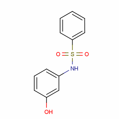 N-(3-hydroxyphenyl)benzenesulphonamide Structure,59149-19-8Structure