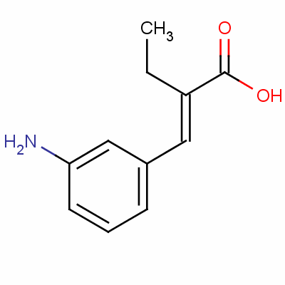 2-[(3-Aminophenyl)methylene]butyric acid Structure,59150-78-6Structure