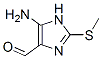 1H-imidazole-4-carboxaldehyde, 5-amino-2-(methylthio)-(9ci) Structure,59153-29-6Structure