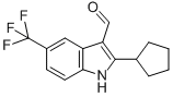 1H-indole-3-carboxaldehyde,2-cyclopentyl-5-(trifluoromethyl)-(9ci) Structure,591720-28-4Structure