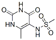 Methanesulfonamide,n-(1,2,3,4-tetrahydro-6-methyl-2,4-dioxo-5-pyrimidinyl)- (9ci) Structure,591725-91-6Structure