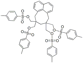 8,8,10,10-Tetrakis(p-tolylsulfonyloxymethyl)-8,9,10,11-tetrahydro-7h-cycloocta[de]naphthalene Structure,59174-99-1Structure