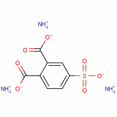 4-Sulfo-1,2-benzenedicarboxylicacid ammonium salt (1:?) Structure,59175-03-0Structure