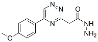 2-[5-(4-Methoxyphenyl)-1,2,4-triazin-3-yl]acetic acid hydrazide Structure,59188-11-3Structure