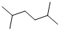 2,5-Dimethylhexane Structure,592-13-2Structure