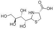 2-(L-arabino-tetrahydroxybutyl)-4(r)-1,3-thiazolidine-4-carboxylic acid Structure,59246-17-2Structure