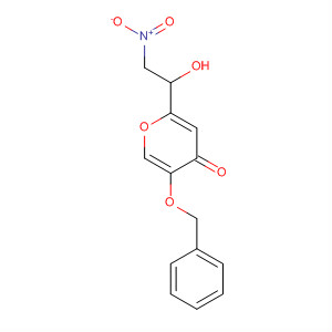 5-(Benzyloxy)-2-(1-hydroxy-2-nitroethyl)-4h-pyran-4-one Structure,59281-04-8Structure