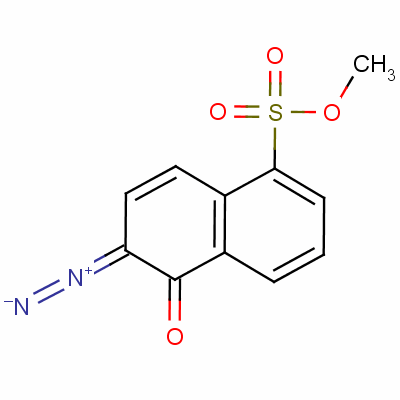 Methyl 6-diazo-5,6-dihydro-5-oxonaphthalene-1-sulphonate Structure,59297-04-0Structure