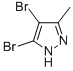 3,4-Dibromo-5-methylpyrazole Structure,5932-19-4Structure