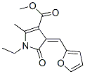 1H-pyrrole-3-carboxylicacid,1-ethyl-4-(2-furanylmethylene)-4,5-dihydro-2-methyl-5-oxo-,methylester(9ci) Structure,593241-87-3Structure