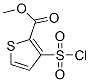 Methyl 3-chlorosulfonylthiophene-2-carboxylate Structure,59337-92-7Structure