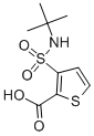 2-Thiophenecarboxylic acid,3-[[(1,1-dimethylethyl)amino]sulfonyl ]- Structure,59337-98-3Structure