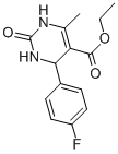 Ethyl 4-(4-fluorophenyl)-1,2,3,4-tetrahydro-6-methyl-2-oxo-5-pyrimidinecarboxylate Structure,5937-24-6Structure