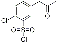 2-Chloro-5-(2-oxopropyl)benzenesulfonyl chloride Structure,593960-71-5Structure