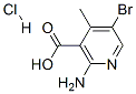 2-Amino-5-bromo-4-methyl nicotinic acid hcl Structure,59414-89-0Structure