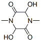 2,5-Piperazinedione,3,6-dihydroxy-1,4-dimethyl-(9ci) Structure,59417-39-9Structure