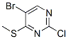 5-Bromo-2-chloro-4-(methylthio)pyrimidine Structure,59549-51-8Structure