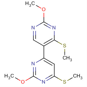 2,2’-Dimethoxy-4’,6-bis(methylthio)-4,5’-bipyrimidine Structure,59549-55-2Structure