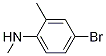 N-methyl-4-bromo-2-methylaniline Structure,59557-89-0Structure