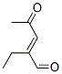 2-Pentenal ,2-ethyl-4-oxo-(9ci) Structure,595606-43-2Structure