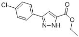 5-(4-Chloro-phenyl)-1h-pyrazole-3-carboxylic acid ethyl ester Structure,595610-40-5Structure