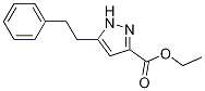 5-(2-Phenyl)ethyl-1h-pyrazole-3-carboxylic acid ethyl ester Structure,595610-47-2Structure