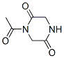 2,5-Piperazinedione,1-acetyl-(6ci,9ci) Structure,59595-18-5Structure