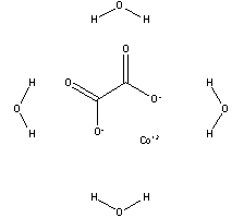 Cobalt(ii)oxalate dihydrate Structure,5965-38-8Structure