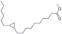 2-Hexylcyclopropane-1-decanoic acid methyl ester Structure,5965-63-9Structure