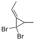 1,1-Dibromo-2-ethylidene-3-methylcyclopropane Structure,59660-62-7Structure