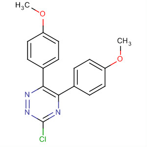 3-Chloro-5,6-bis-(4-methoxy-phenyl)-[1,2,4]triazine Structure,59663-39-7Structure