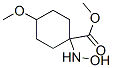 Cyclohexanecarboxylic acid,1-(hydroxyamino)-4-methoxy-,methyl ester (9ci) Structure,596806-75-6Structure