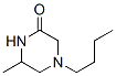 Piperazinone,4-butyl-6-methyl-(9ci) Structure,59702-03-3Structure