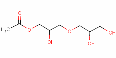 3-(2,3-Dihydroxypropoxy)-2-hydroxypropyl acetate Structure,59709-42-1Structure