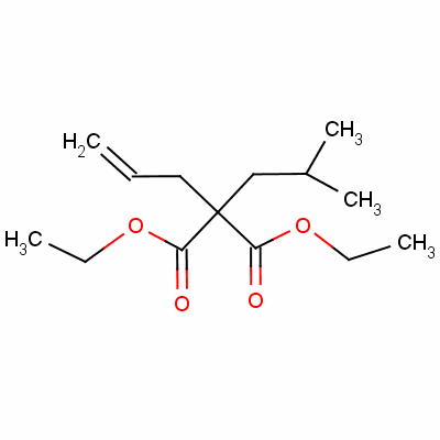 Diethyl allylisobutylmalonate Structure,59726-40-8Structure