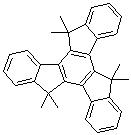 5,5,10,10,15,15-Hexamethyl-diindeno [1,2-a:1,2-c]fluorene Structure,597554-76-2Structure