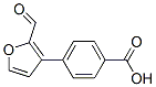 4-(2-Formylfuran-3-yl)benzoic acid Structure,597565-49-6Structure