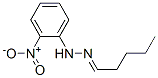 Valeraldehyde (2-nitrophenyl)hydrazone Structure,5977-70-8Structure